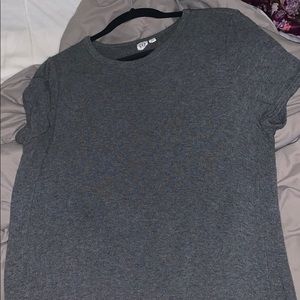 Grey short sleeve dress